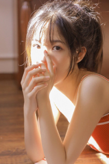 白桃美人一片式A字半身裙